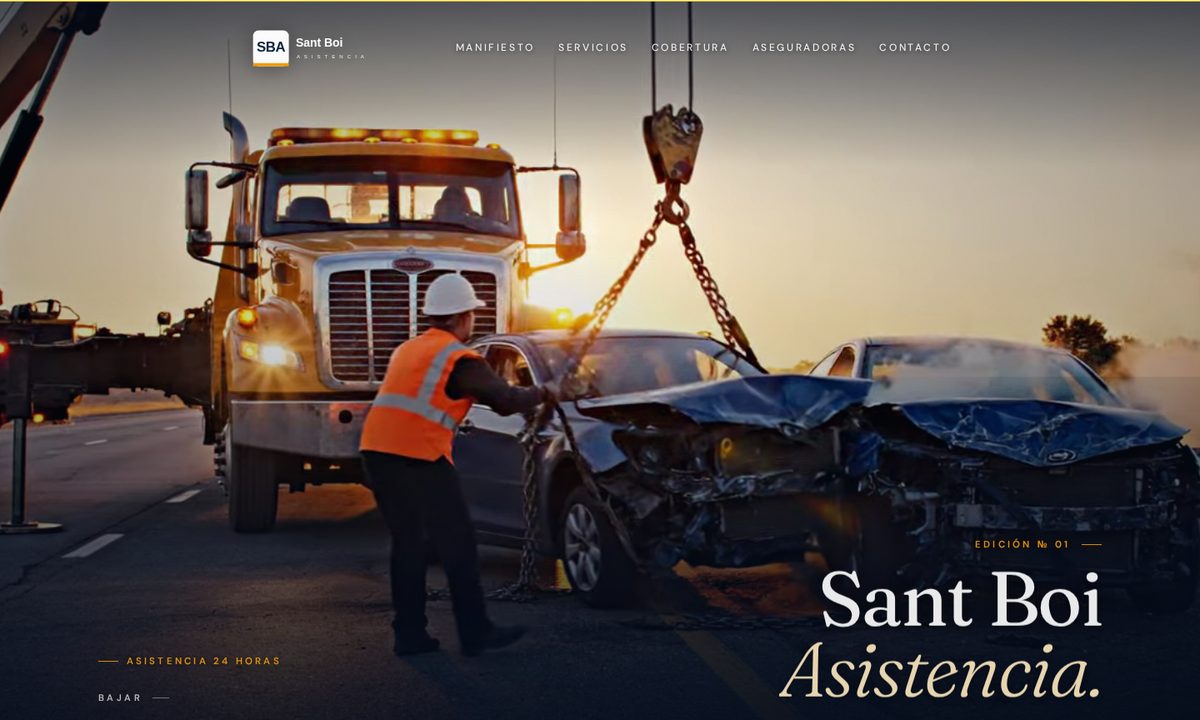 Portada de la web de Sant Boi Asistencia